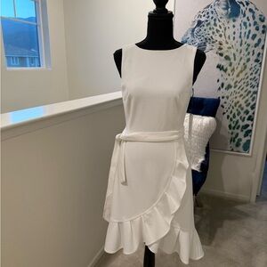 Calvin Klein White Sleeveless Dress Size 2